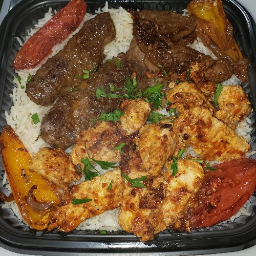 Mixed grill plate