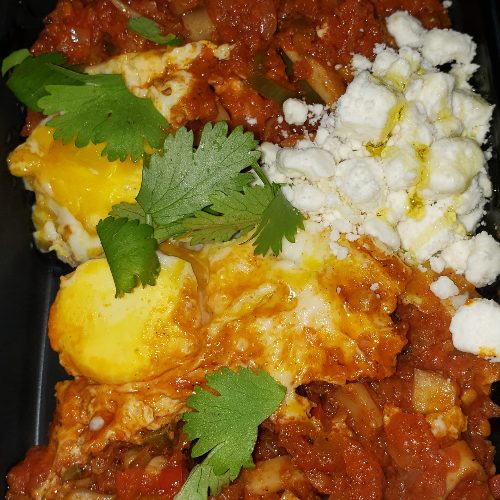 Shakshuka with eggs